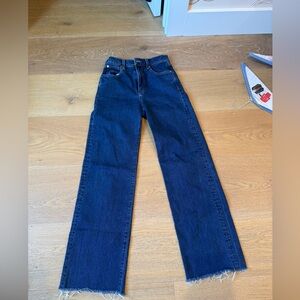 SLVRLAKE Dark Blue Flare Jeans